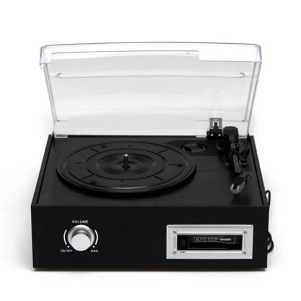 Vitrola Toca Discos de Vinil e Fita Cassete K7 com Conversor Digital e Alto Falantes Uitech - 3