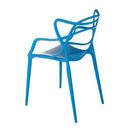 Kit 4 Cadeiras Vintage Modelo Allegra Azul - 4