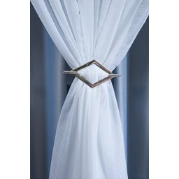 Cortina Gaze De Linho Forro Blackout 4,00x2,50 Sala E Quarto Cinza/Branco - 4