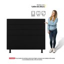 Ver imagem 3 de Cabeceira Casal King Size Malik 195cm Suede Preto
