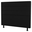 Ver imagem 1 de Cabeceira Casal King Size Malik 195cm Suede Preto