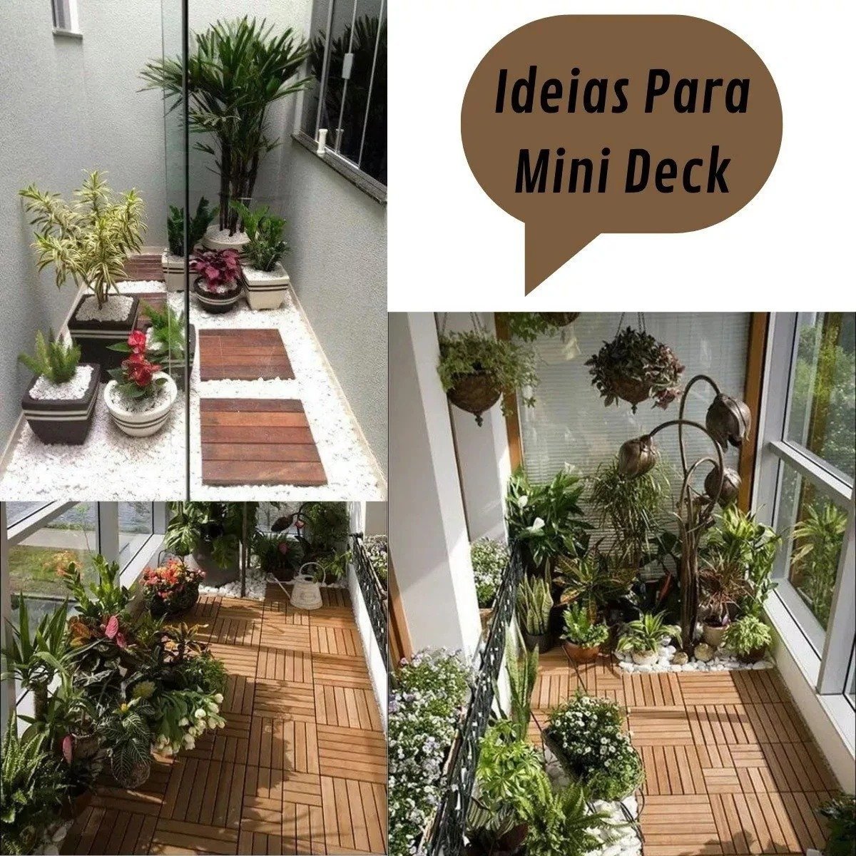 4 Decks De Madeira Modular Base Madeira Garapeira 50x50 | MadeiraMadeira
