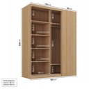 Ver imagem 3 de Módulo de Canto Linear 2 Portas de Correr Jade CabeCasa MadeiraOriginals