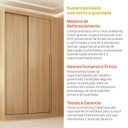 Ver mais imagens de Módulo de Canto Linear Planejado 2 Portas de Correr Jade CabeCasa MadeiraOriginals Amarelo/Avelã