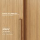 Ver imagem 4 de Módulo de Canto Linear Planejado 2 Portas de Correr Jade CabeCasa MadeiraOriginals Amarelo/Avelã