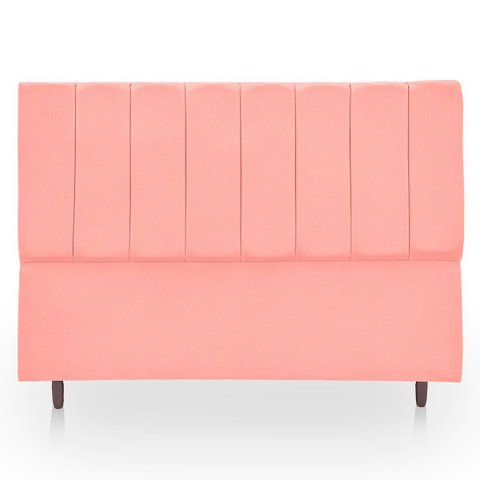 Cabeceira Estofada Moderna para Cama de Casal 140 Eros Suede