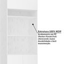 Ver imagem 6 de Paneleiro 70cm 3 Portas e 2 Nichos para Forno Microondas Dora Luciane Móveis