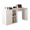 Ver imagem 1 de Escrivaninha Clyn 140cm Branco Fosco - Sallar Home