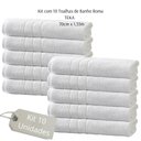 Ver imagem 3 de Toalha Banho Teka Roma Absorção Alta - 10 Peças - Branca