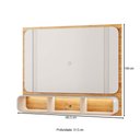 Ver imagem 3 de Painel para Tv até 75 Polegadas Austen com Led Mel/off White - Viero Móveis