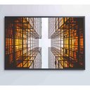 Ver imagem 4 de Quadro Arquitetura Espelhos 120x80 Cm Tecido Canvas