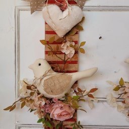 Fita de Porta Listrada Passarinhos 200x30cm - 5