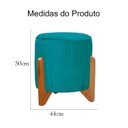 Ver imagem 6 de Kit Poltrona Balanço Melinda e Puff Jade Suede