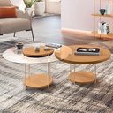 Ver imagem 3 de Home Suspenso Zenith Cinamomo Off White com Kit Mesa de Centro Sky Cinamomo - Hb Móveis