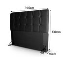 Ver imagem 2 de Cabeceira Cama Box Casal 140cm Suede Velut Preto - King House