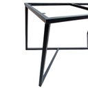 Ver imagem 4 de Pé para Mesa de Jantar Estilo Industrial - Ferro em Preto Eletrostático