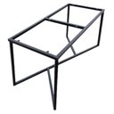 Ver imagem 5 de Pé para Mesa de Jantar Estilo Industrial - Ferro em Preto Eletrostático