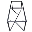 Ver imagem 2 de Pé para Mesa de Jantar Estilo Industrial - Ferro em Preto Eletrostático