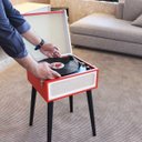 Ver imagem 5 de Vitrola Toca Discos de Vinil Arena Retrô com Pés e 02 Alto Falantes Uitech