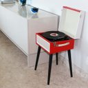 Ver imagem 6 de Vitrola Toca Discos de Vinil Arena Retrô com Pés e 02 Alto Falantes Uitech