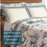 Conjunto Cama Queen Size Laurence 100%algodão Super Luxuoso Porcelana:azul - 2