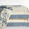 Conjunto Cama Queen Size Laurence 100%algodão Super Luxuoso Porcelana:azul - 1