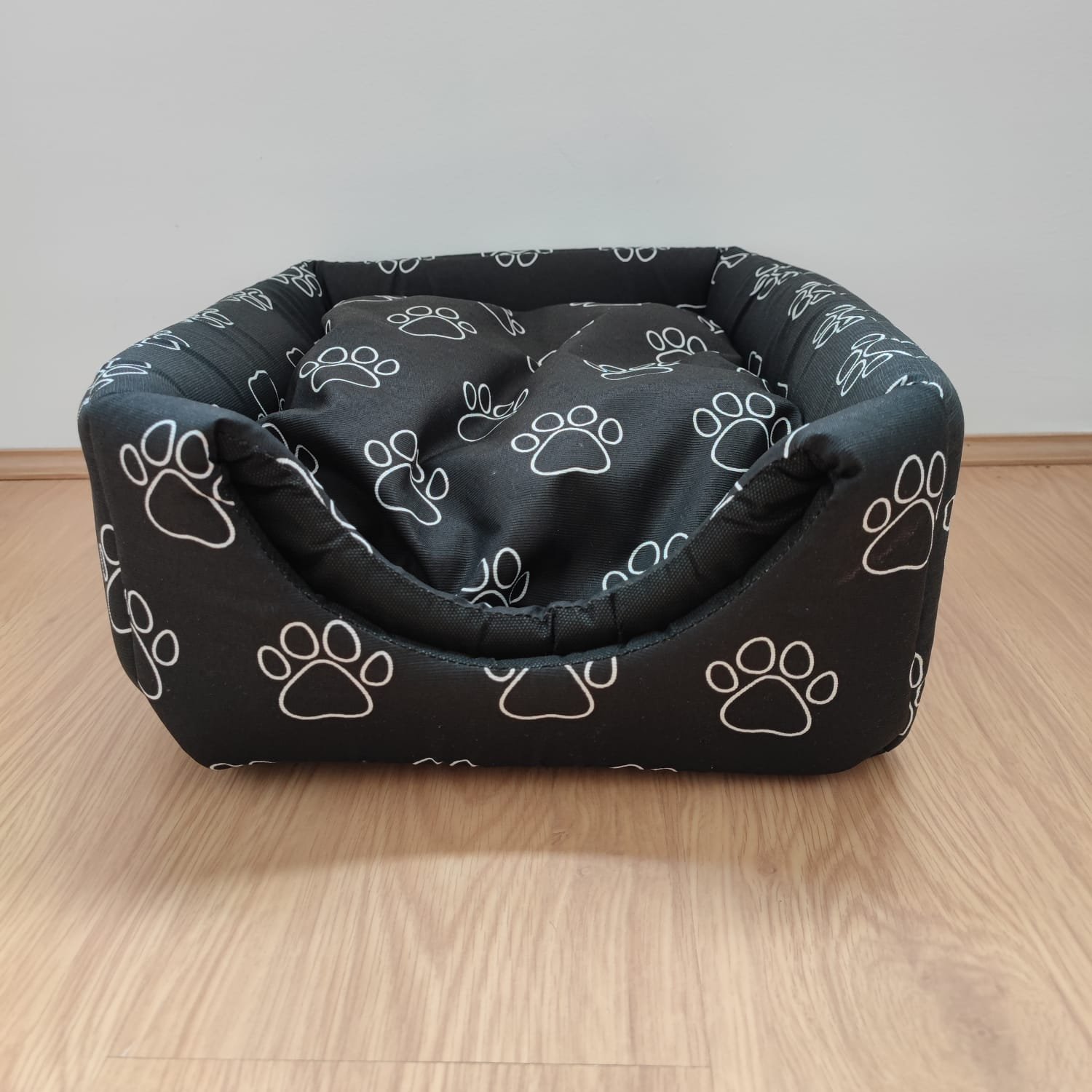 Cama Toca Tipo Iglu Cães Pequenos e Gatos - 2 em 1 Pet Lover:preto - 9