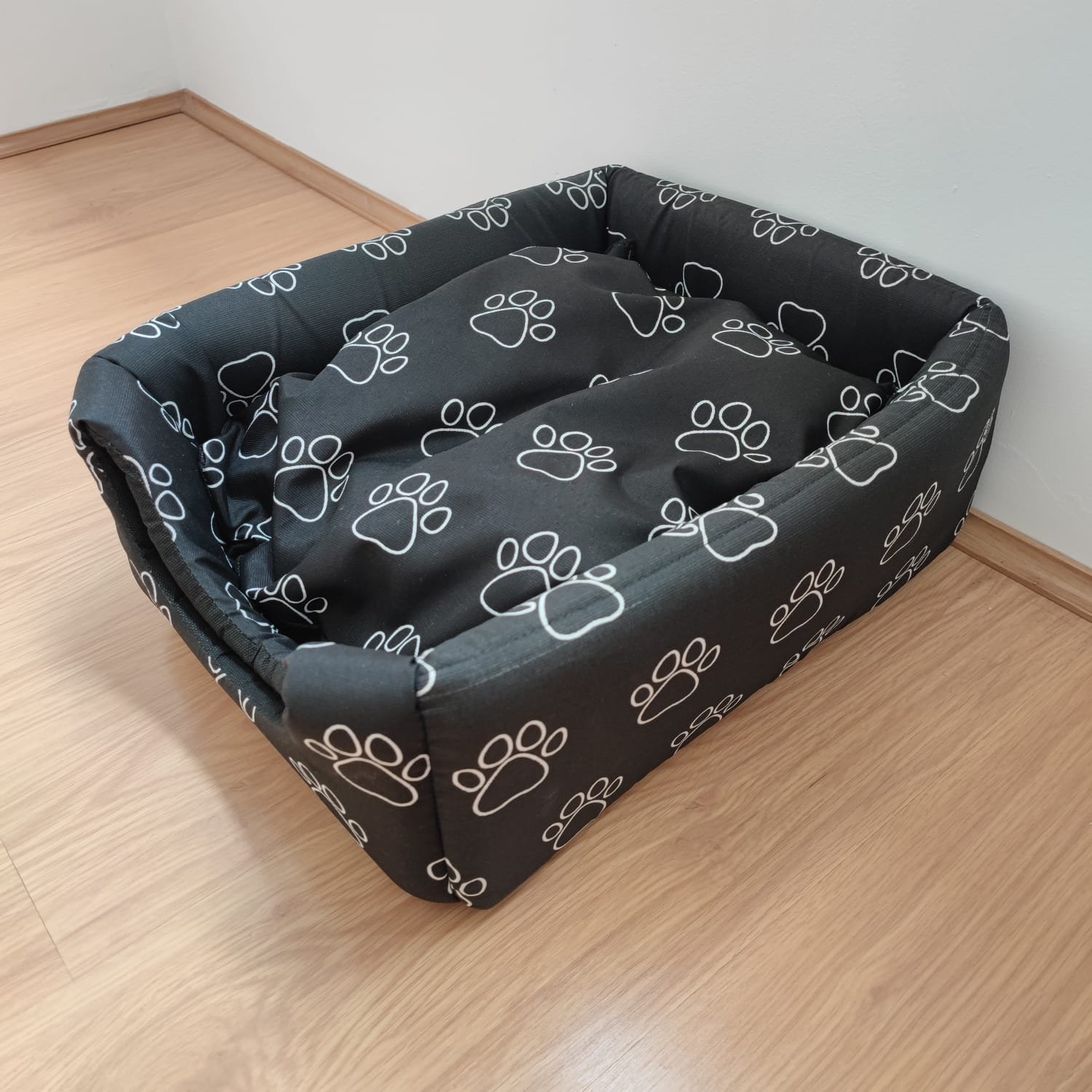 Cama Toca Tipo Iglu Cães Pequenos e Gatos - 2 em 1 Pet Lover:preto - 4