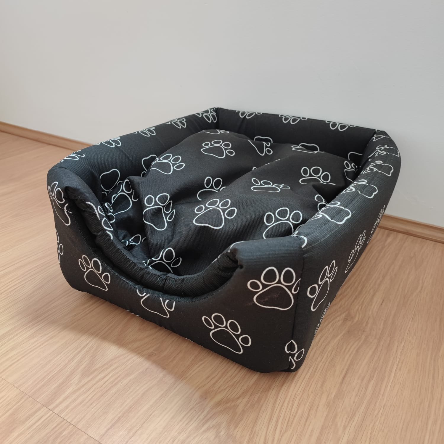 Cama Toca Tipo Iglu Cães Pequenos e Gatos - 2 em 1 Pet Lover:preto - 6