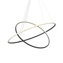 Ver imagem 1 de Lustre Pendente Nordecor Inverse Redondo 2529 Preto Led Bivolt