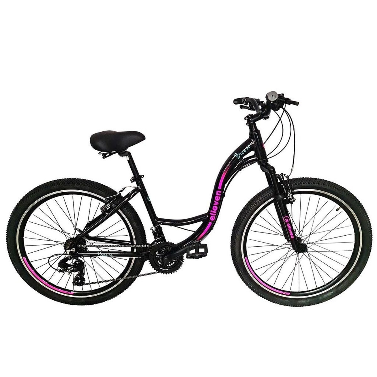 Bicicleta Aro 26 Feminina Elleven Breeze Alumínio 21v Shimano - Rosa ...