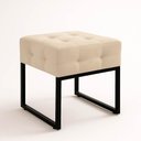 Ver imagem 5 de Puff Sala Decorativo Industrial Kit 2 Elisa Suede D03 - D’Rossi