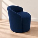 Ver mais imagens de Poltrona Decorativa Yara Suede Sala Estar Quarto Recepção Confortável
