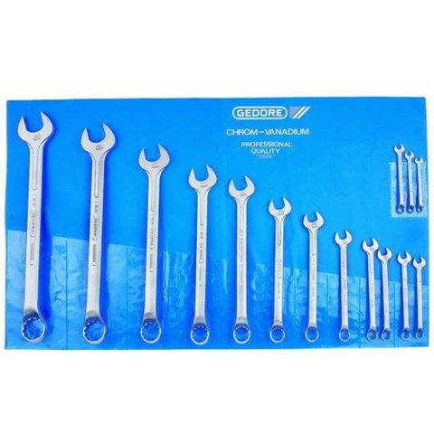 Jogo de Chave Combinada 6-22mm - 1B-17M - 2604 - Gedore