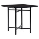 Ver imagem 2 de Mesa de Jantar Dobrável Quadrada 86x86cm com Base de Aço Pop Preto