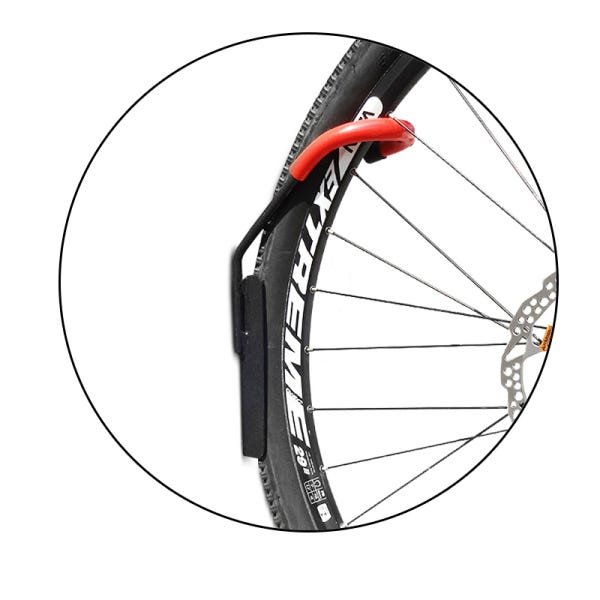 Suporte Gancho De Parede Para Bicicleta Bike Preto - 3