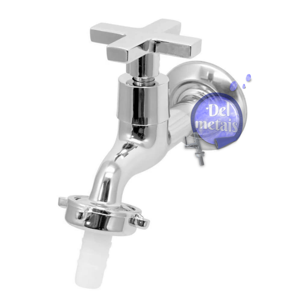 Torneira para Jardim Tanque Alavanca Metal Cromada 1130 C22 Cor:prateado Casagrande Mundial - 1