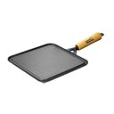 Ver imagem 2 de Bifeteira em Ferro Fundido Lisa 24cm X 24cm
