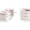 Ver imagem 4 de Berço Multifuncional Cléo Carolina Baby Branco