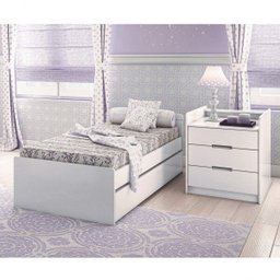 Berço Multifuncional Cléo Carolina Baby Branco  - 7