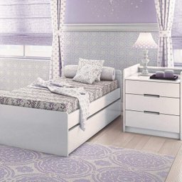 Berço Multifuncional Cléo Carolina Baby Branco  - 5