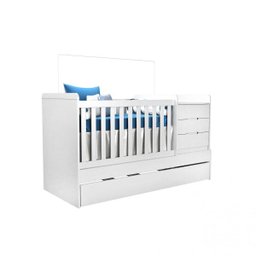 Berço Multifuncional Cléo Carolina Baby Branco  - 2