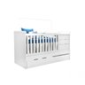 Berço Multifuncional Cléo Carolina Baby Branco  - 2