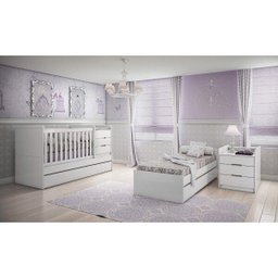 Berço Multifuncional Cléo Carolina Baby Branco  - 8