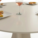 Ver imagem 5 de Mesa de Jantar Redonda Elisa 4 Lugares 90x90 Base em X em Mdf - Off White