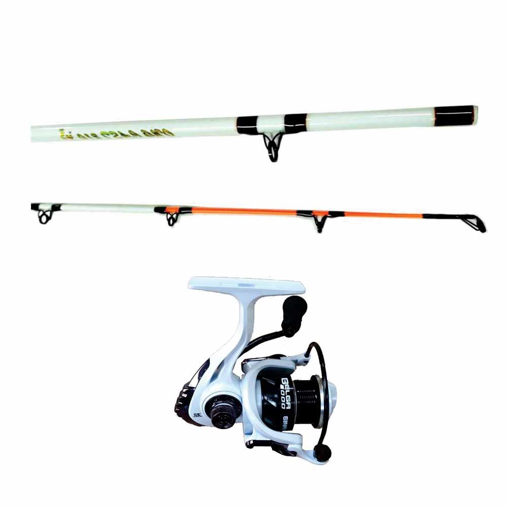 Vara pra Tamba e Pira Ong Cast 2,40m 40lb C/ Molinete Belga 5000 - 1