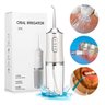 Limpador Bucal Irrigador Oral Portátil Bivolt Branco - 3