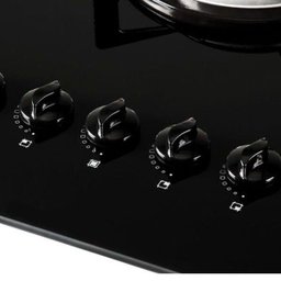 Cooktop Nardelli Nv5 Vidro Preto/flange Inox Bivolt - 2