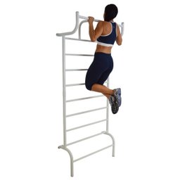 Equipamento Fitness Espaldar com Barra Fixa até 120kg Branco Polimet 0840 - 4