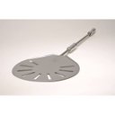 Ver imagem 2 de Pá de Pizza Inox Redonda Vazada Cabo Curto
